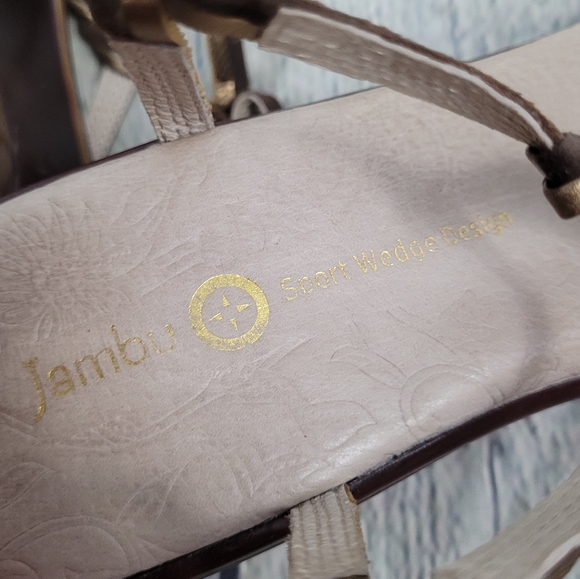 JAMBU | Acapulco Short Wedge Design woven strappy open toe sandals - Picture 10 of 10